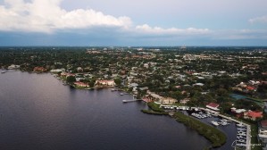Aerial city view